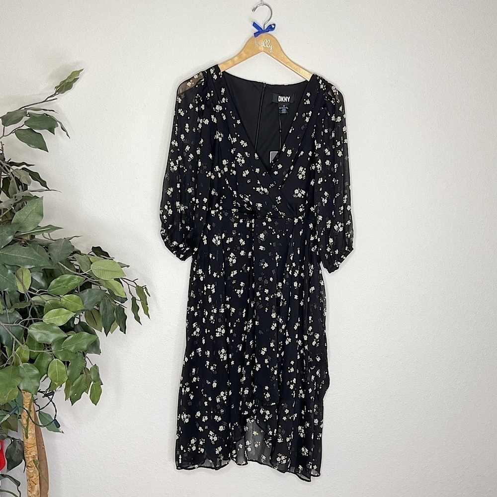 NWT DKNY Petite Floral Dress